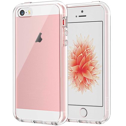 JETech Case for iPhone SE 2016 (Not for 2020), iPhone 5s and iPhone 5, Non-Yellowing Shockproof Phone Bumper Cover, Anti-Scratch Clear Back