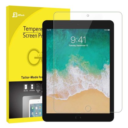 JETech Screen Protector for iPad Pro 12.9-Inch (2015/2017 Model, 1st/2nd Generation), Tempered Glass Film