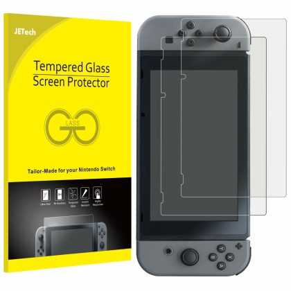 JETech Screen Protector for Nintendo Switch 2017, Tempered Glass Film, 2-Pack