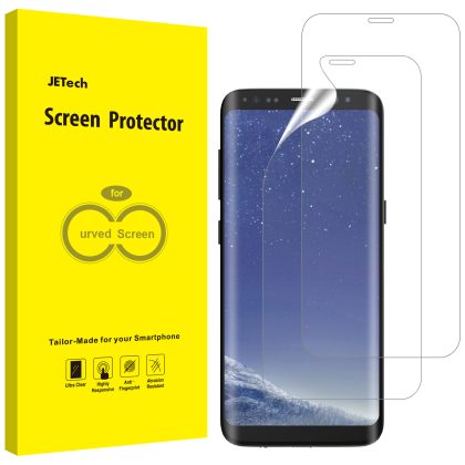 JETech Screen Protector for Samsung Galaxy S8 Plus S8  (NOT for S8), TPU Ultra HD Film, Case Friendly, 2-Pack