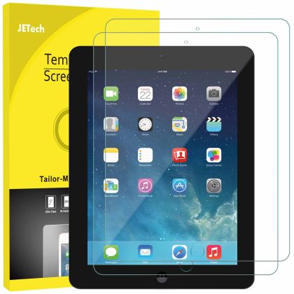 JETech Screen Protector for iPad 2 3 4 (Oldest Models), Tempered Glass Film, 2-Pack
