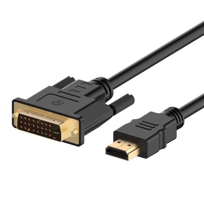 Rankie HDMI to DVI Cable, CL3 Rated High Speed Bi-Directional, Black