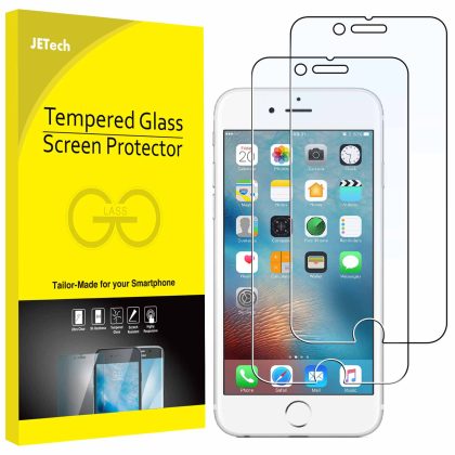 JETech Screen Protector for iPhone 6 Plus and iPhone 6s Plus, 5.5-Inch, Tempered Glass Film, 2-Pack