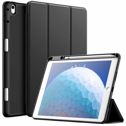JETech Case for iPad Air 3 (10.5-Inch 2019, 3rd Generation) and iPad Pro 10.5 with Pencil Holder, Slim Tablet Cover with Soft TPU Back, Auto Wake/Sleep