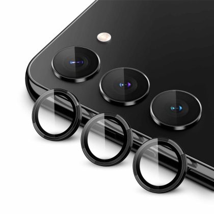 JETech Camera Lens Protector for Samsung Galaxy S23 5G 6.1-Inch / S23 Plus 5G 6.6-Inch, 9H Tempered Glass Metal Individual Ring Cover, Easy Installation Tray, HD Clear, Set of 3