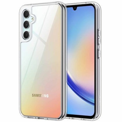 JETech Case for Samsung Galaxy A34 5G 6.6-Inch, Non-Yellowing Shockproof Bumper Protective Phone Cover, Anti-Scratch Hard PC Back