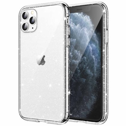 JETech Glitter Case for iPhone 11 Pro Max, 6.5-Inch, Bling Sparkle Shockproof Phone Bumper Cover, Cute Sparkly for Women and Girls