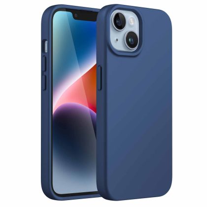 JETech Silicone Case for iPhone 14 6.1-Inch, Silky-Soft Touch Full-Body Protective Phone Case, Shockproof Cover with Microfiber Lining