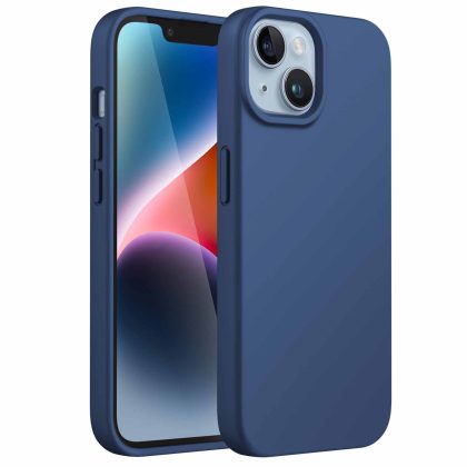 JETech Silicone Case for iPhone 14 Plus 6.7-Inch, Silky-Soft Touch Full-Body Protective Phone Case, Shockproof Cover with Microfiber Lining