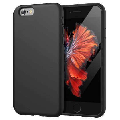 JETech Silicone Case for iPhone 6s/6 4.7 Inch, Silky-Soft Touch Full-Body Protective Case, Shockproof Cover with Microfiber Lining