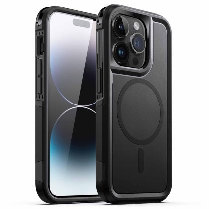 JETech Case for iPhone 14 Pro 6.1-Inch Compatible with MagSafe, Heavy Duty Dual-Layer Rugged Protection, Shockproof Protective Tough Phone Magnetic Cover