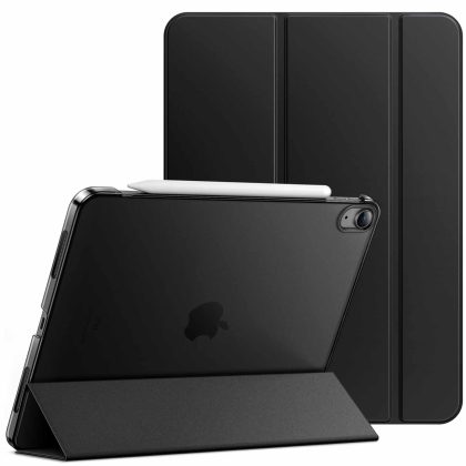 JETech Case for iPad Air 11-Inch M3/M2 (2025/2024), iPad Air 5 (2022 5th Generation 10.9-Inch), Slim Stand Hard Back Shell Cover with Auto Wake/Sleep