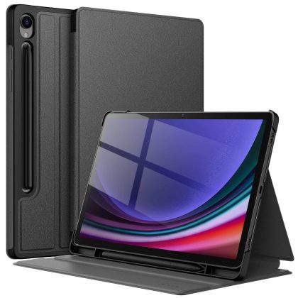 JETech Case for Samsung Galaxy Tab S9 11-Inch with S Pen Holder, Slim Folio Stand Protective Tablet Cover, Multi-Angle Viewing