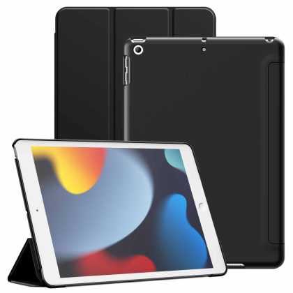 JETech Case for iPad 10.2-Inch (9th/8th/7th Generation, 2021/2020/2019), Protective Hard Back Shell Soft-Touch Tablet Stand Cover, Auto Wake/Sleep