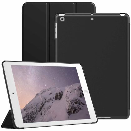 JETech Case for iPad Air 1 9.7 Inch (2013 Model, 1st Generation), Protective Hard Back Shell Soft-Touch Tablet Stand Cover, Auto Wake/Sleep