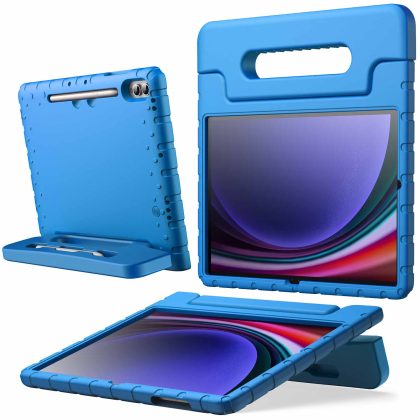 JETech Kids Case for Samsung Galaxy Tab S10 Plus/Tab S9 Plus 12.4-Inch with S Pen Holder, Shockproof Lightweight Tablet Cover with Handle Stand, Support S Pen Charging
