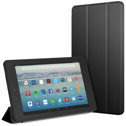 JETech Case for Amazon Fire 7 Tablet (9th Generation 2019 Release Only), Smart Cover with Auto Sleep/Wake, Black