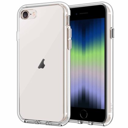 JETech Case for iPhone SE 3/2 (2022/2020 Edition), 4.7-Inch, Shockproof Phone Bumper Cover, Anti-Scratch Clear Back
