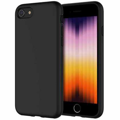 JETech Silicone Case for iPhone SE 3/2 (2022/2020 Edition), 4.7-Inch, Silky-Soft Touch Full-Body Protective Phone Case, Shockproof Cover with Microfiber Lining