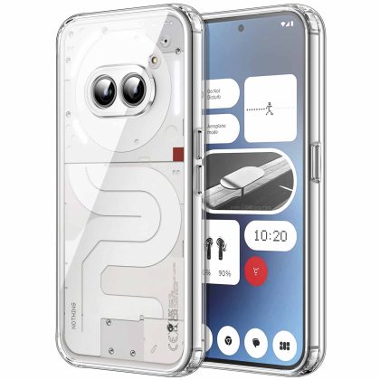 JETech Case for Nothing Phone 2a, Non-Yellowing Shockproof Phone Bumper Cover, Anti-Scratch Clear Back (Clear)