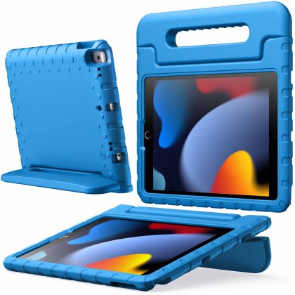 JETech Kids Case for iPad 10.2 Inch (9th/8th/7th Generation, 2021/2020/2019), iPad Air 3 10.5 (3rd Gen, 2019) and iPad Pro 10.5 2017, Shockproof Lightweight Tablet Cover with Handle Stand