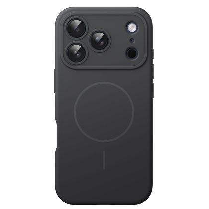 JETech Magnetic Silicone Case for iPhone 17 Pro Max 6.9-Inch, Compatible with MagSafe, Silky Soft Touch, Shock Absorbing Phone Cover with Camera Lens Protection