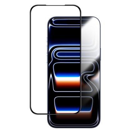 JETech Full Coverage Screen Protector for iPhone 17 Pro, AR Anti Reflection, Black Edge Tempered Glass Anti-Fingerprint & Auto-Align Installation, Case-Friendly, 6.3-Inch Display, 2-Pack