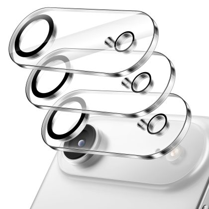 JETech Camera Lens Protector for iPhone 17 Air, 9H Tempered Glass, Anti-Scratch, Case Friendly, Does Not Affect Night Shots, HD Clear, 3-Pack, 6.5-Inch Display - Clear