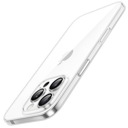 JETech Ultra Slim (0.35mm Thin) Case for iPhone 16 Pro 6.3 Inch, Camera Lens Full Protection, Lightweight Clear PP Hard Minimalist Cover