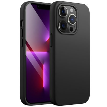 JETech Silicone Case Compatible with iPhone 13 Pro Max 6.7-Inch, Silky-Soft Touch Full-Body Protective Phone Case, Shockproof Cover with Microfiber Lining
