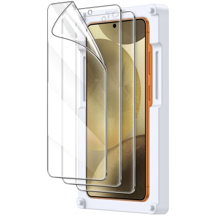 JETech Screen Protector for Samsung Galaxy S26 Plus, Flexible TPU Film with Easy Installation Tray, Fingerprint ID Compatible, HD Clear, 3-Pack