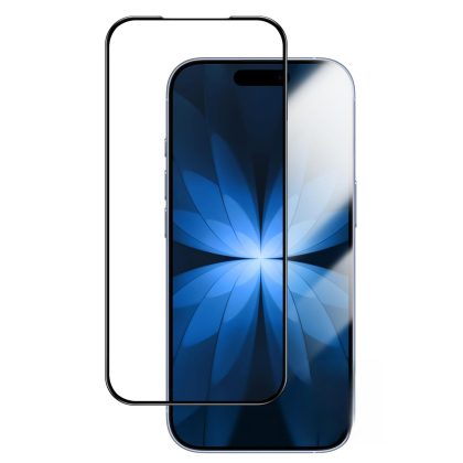 JETech Full Coverage Screen Protector for iPhone 17, AR Anti Reflection, Black Edge Tempered Glass Anti-Fingerprint & Auto-Align Installation, Case-Friendly, 6.3-Inch Display, 2-Pack
