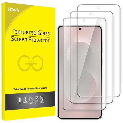 JETech Screen Protector for Samsung Galaxy S25 Edge, Tempered Glass Film, Fingerprint ID Compatible, HD Clear, 3-Pack