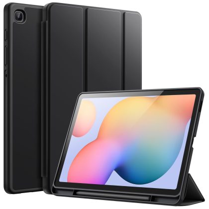 JETech Case for Samsung Galaxy Tab S6 Lite 10.4-Inch 2024/2022/2020 with S Pen Holder, Slim Tablet Cover with Soft TPU Back, Auto Wake/Sleep
