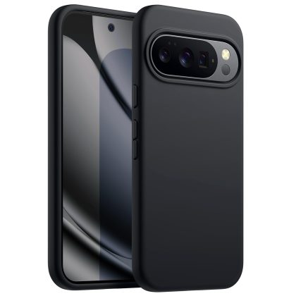 JETech Liquid Silicone Case for Google Pixel 10 Pro XL 2025, Silky Soft Touch Full-Body Protection, Anti-Scratch Shockproof Phone Cover with Microfiber Lining