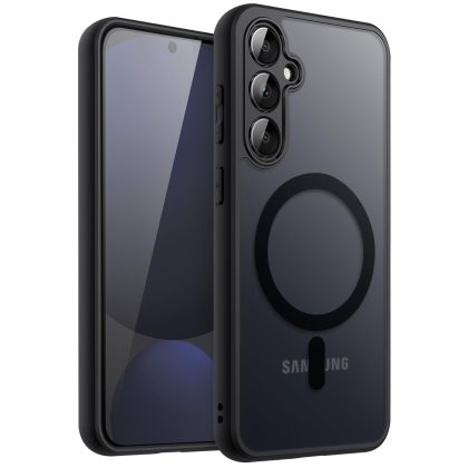 JETech Magnetic Case for Samsung Galaxy S24 FE, Compatible with MagSafe, Translucent Matte Back Shockproof Phone Cover