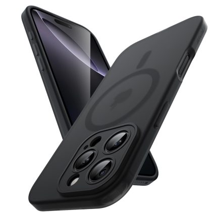 JETech Matte Case for iPhone 16 Pro Max 6.9-Inch Compatible with MagSafe, Non-Yellowing and Anti-Fingerprint, Shockproof Translucent Frosted TPU Soft Phone Cover