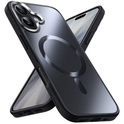 JETech Magnetic Case for iPhone 17 6.3-Inch Compatible with MagSafe, Luxury Metallic Luster Matte Back Slim Shockproof Electroplated Phone Cover