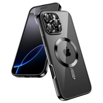 JETech Soft Clear Case for iPhone 16 Pro 6.3-Inch, Camera Lens Full Protection, Compatible with MagSafe Wireless Charging, Shockproof Electroplated TPU Phone Cover