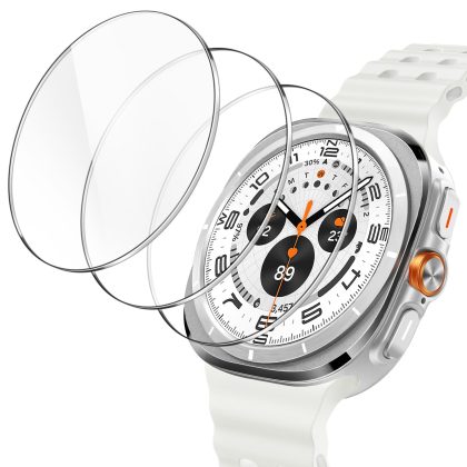 JETech Screen Protector for Samsung Galaxy Watch Ultra (2025/2024) / 6 Classic 47mm, Tempered Glass Anti-Scratch, HD Clear, 3 Pack