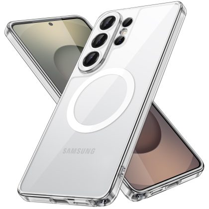 JETech Magnetic Case for Samsung Galaxy S26 Ultra, Compatible with MagSafe, Camera Lens Full Protection, Shockproof Protective Phone Cover, Anti-Scratch Clear Back