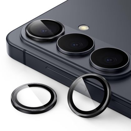 JETech Camera Lens Protector for Samsung Galaxy S26, 9H Tempered Glass Metal Individual Ring Cover, HD Clear, 1 Set