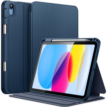 JETech Case for iPad (A16) 11th/10th Generation (2025/2022) with Pencil Holder, Slim Folio Stand Protective Tablet Cover, Multi-Angle Viewing