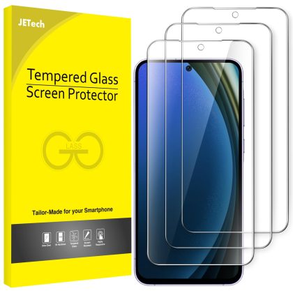 JETech Screen Protector for Samsung Galaxy A36 5G, 9H Tempered Glass Film, Anti-Scratch, HD Clear, 3-Pack