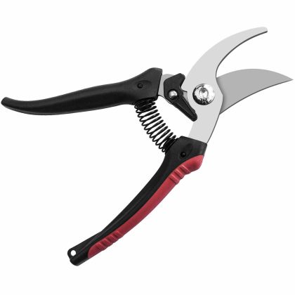 JEOutdoors Pruning Shears, Professional High Carbon Alloy Steel Sharp Blade Bypass Hand Pruner, Tree Trimmer, Garden Shears - JO0001